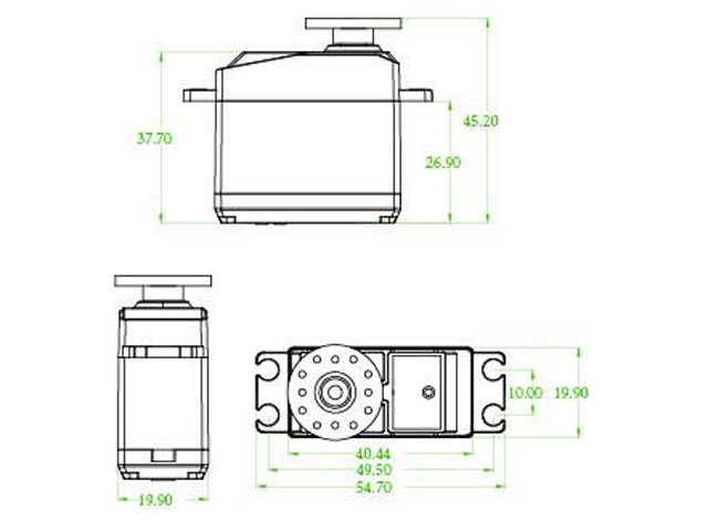 WK-P0300 Analog 3kg standard servo