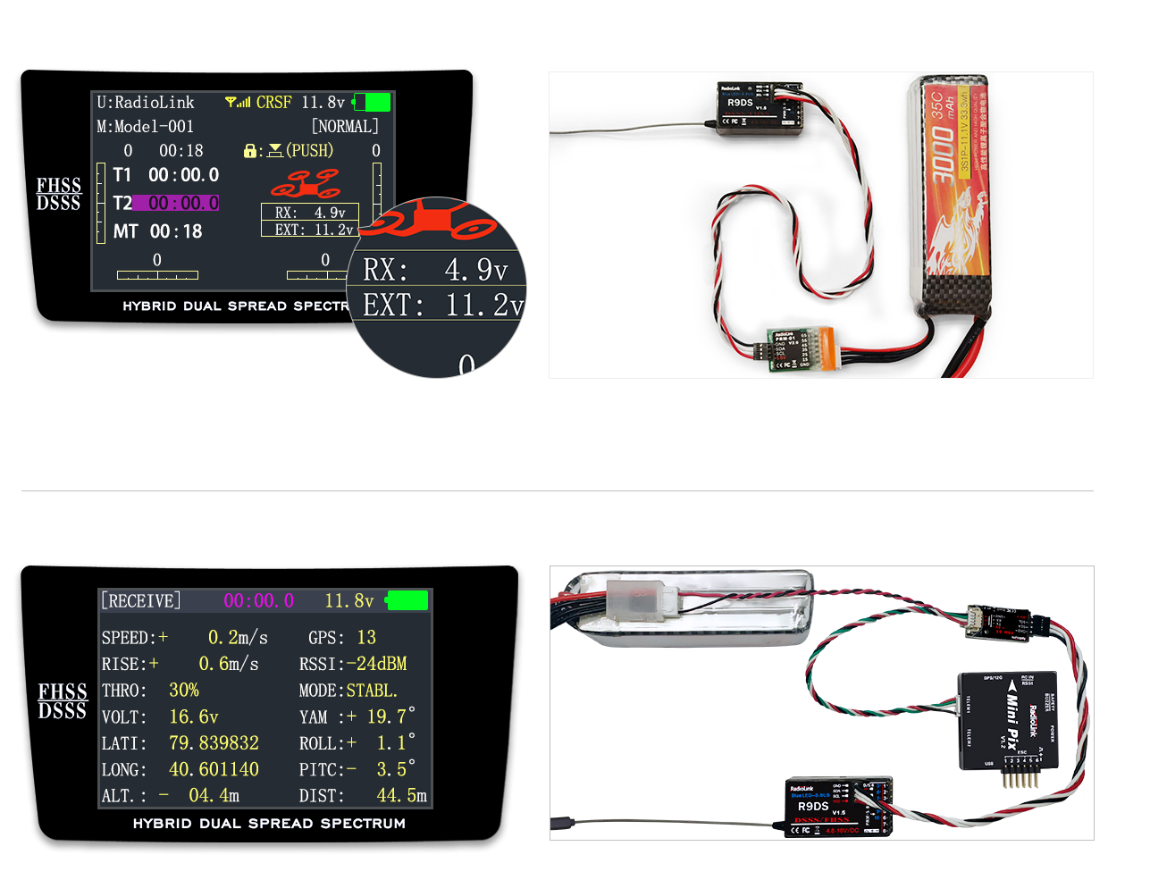 Radiolink PRM-03 Airplane Battery Voltage Telemetry Module