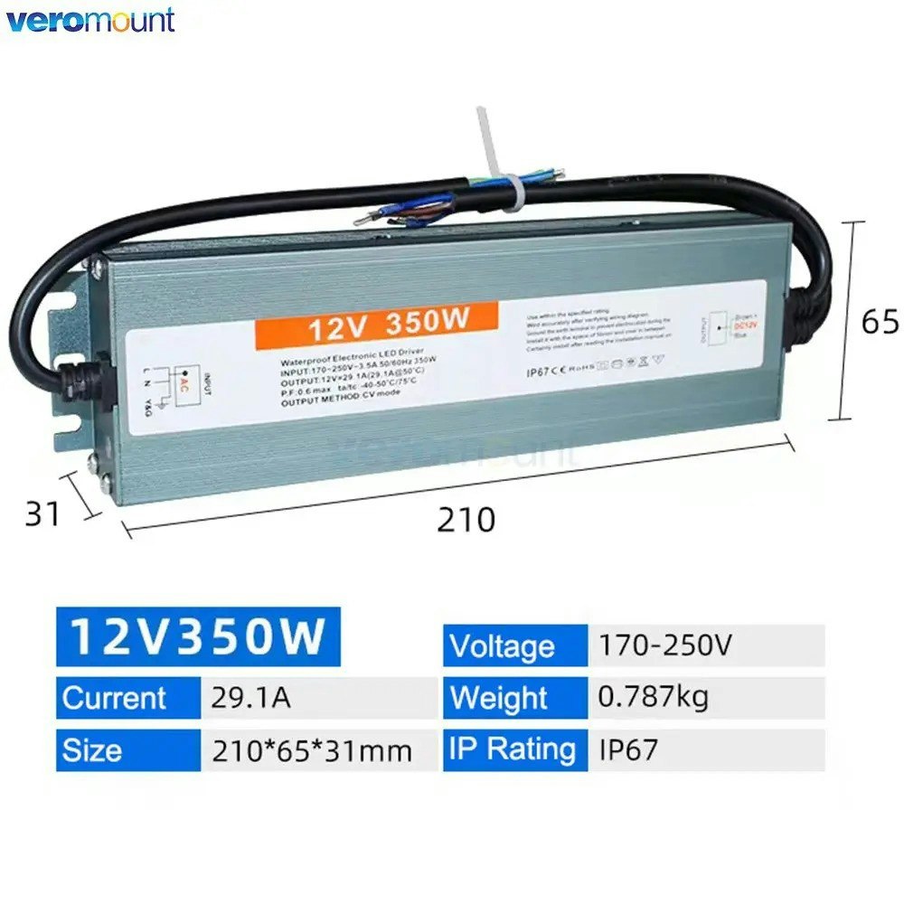 POWER SUPPLY 29,1 Amp 12 volt DC