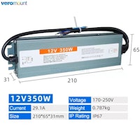 POWER SUPPLY 29,1 Amp 12 volt DC