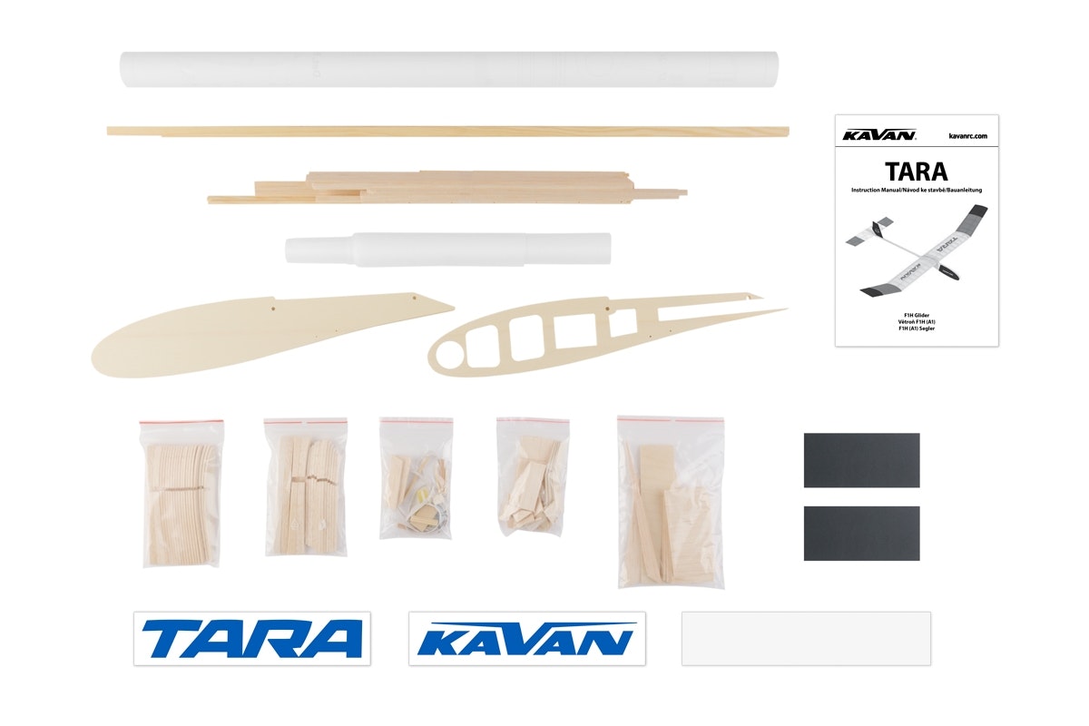 Kavan TARA Glider Kit A1 (F1H) Glider komplett byggesett