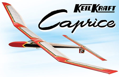 Keil Kraft Caprice 51" Free-Flight Towline Glider komplett byggesett