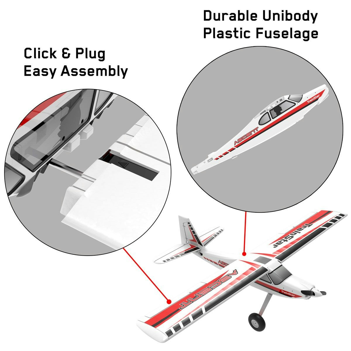 Trainstar Ascent Tundra Trainer 2,4 Ghz RTF 5 ch 6-Axis Gyro