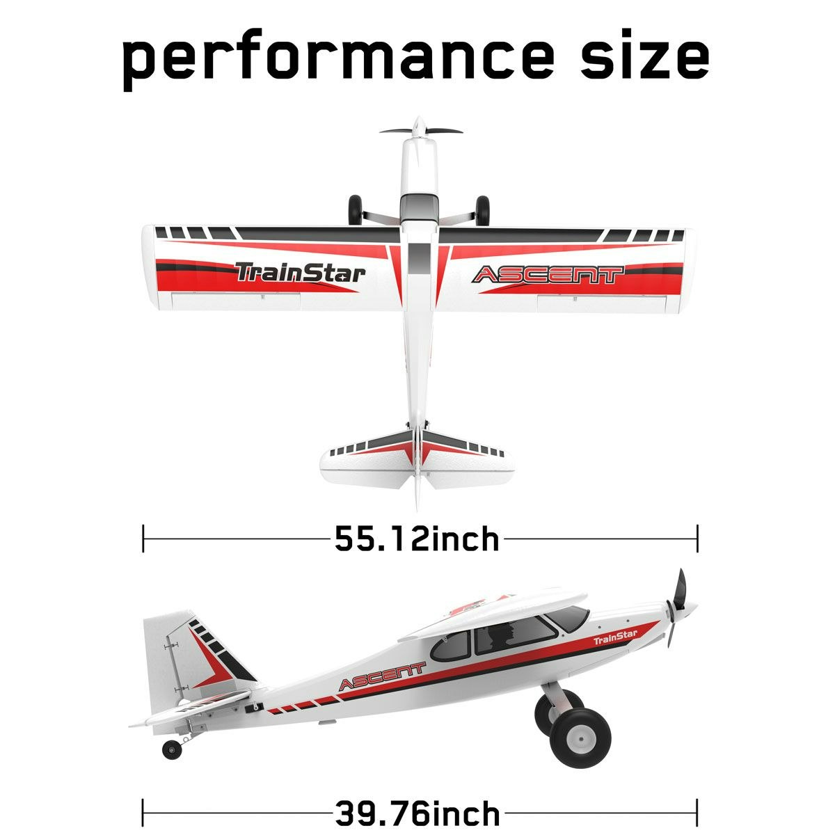 Trainstar Ascent Tundra Trainer 2,4 Ghz RTF 5 ch 6-Axis Gyro
