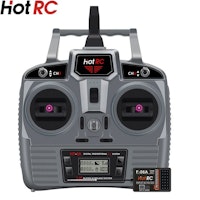 HT-6A 2.4G 6CH FHSS TX med 6 kanals telemetri
