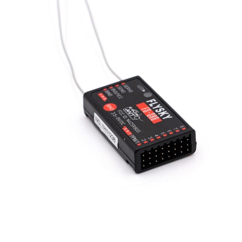 FLYSKY FS-ST8 2,4 Ghz TX med FS-SR8 mottaker