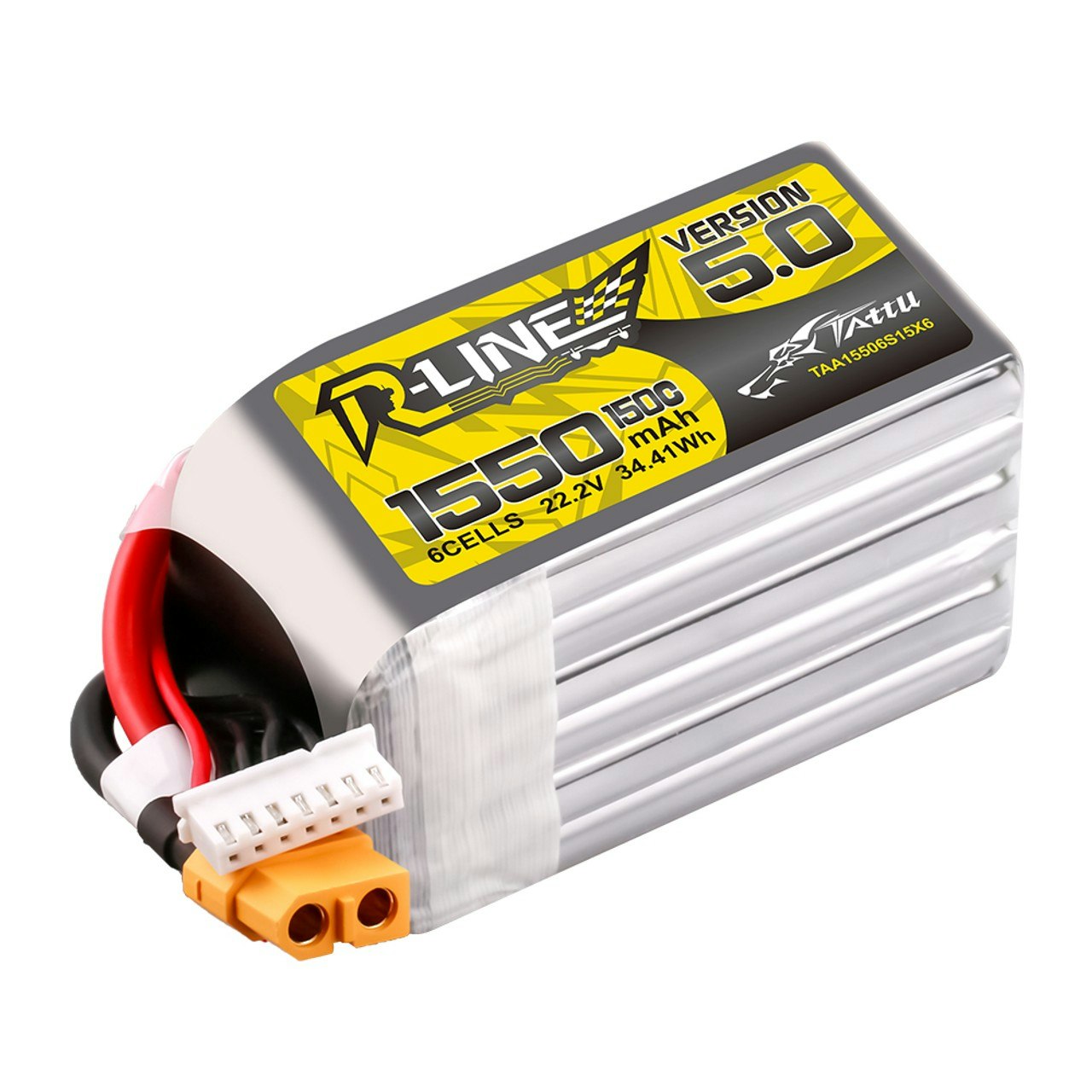 ACE Tattu R-Line Version 5.0 V5 1550mAh 6S 150C Lipo XT60