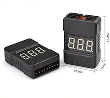 1-8S Lipo Battery Voltage Tester/ Low Voltage Alarm/ Battery Checker