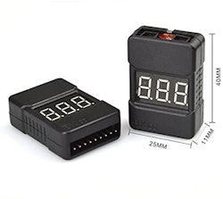 1-8S Lipo Battery Voltage Tester/ Low Voltage Alarm/ Battery Checker