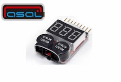 1-8S Lipo Battery Voltage Checker Low Voltage Alarm