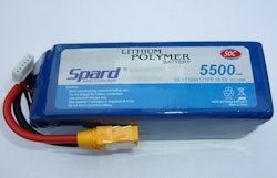 Spard 5S 18,5V 50C 5500 mAh XT90 antispark plugg
