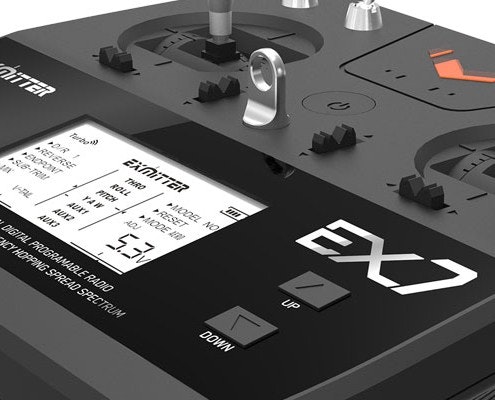 Exmitter EX7 2.4GHz FHSS 7-Channel Radio W/LCD Screen