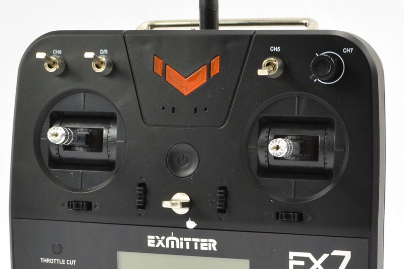 Exmitter EX7 2.4GHz FHSS 7-Channel Radio W/LCD Screen