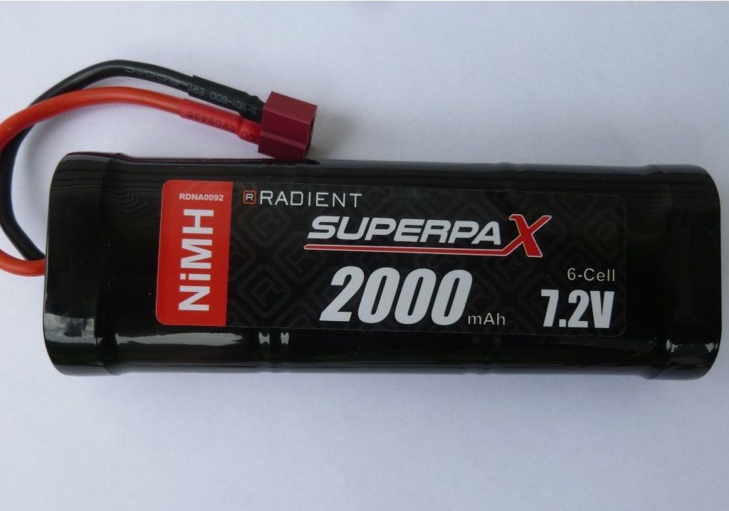 7,2 volt 2000 mAh NiMh
