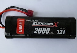 7,2 volt 2000 mAh NiMh
