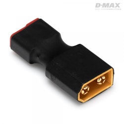 Overgang XT60 male til T-plugg/Deans female
