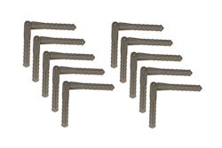 Pinnehengsler 2,5 mm - 10pk