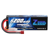 2S 7,4v 6200mah LiPo 60C Hard Case T-plugg