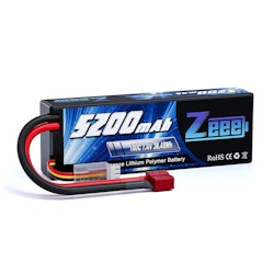 2S 7,4v 5200mah LiPo 100C Hard Case T-plugg