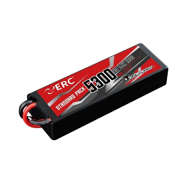2S 7,4v 5300mAh LiPo 100C Hard Case T-plugg