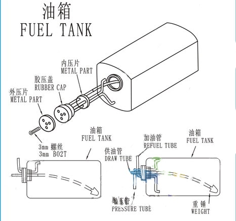 Fueltank 240 ccm