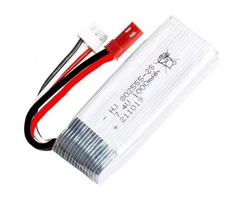2S 7,4 volt 25C 1000 mAh JST plugg