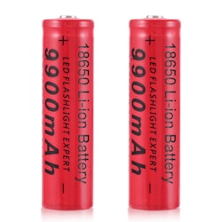 1S 3,7 volt 9900 Mah 18650 LiIon batteri