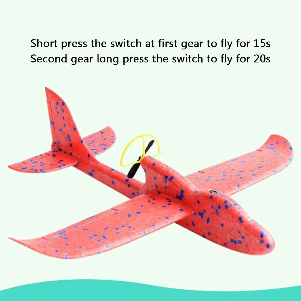 Kastefly glider med motor og lysdioder - lang flytid!