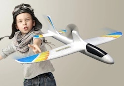 Motorisert glidefly med lysdioder 36 cm