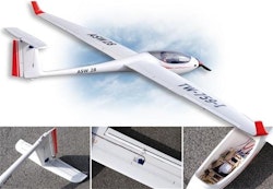ASW28 V4S 2.6m ABS Unibody Scale Glider RFT