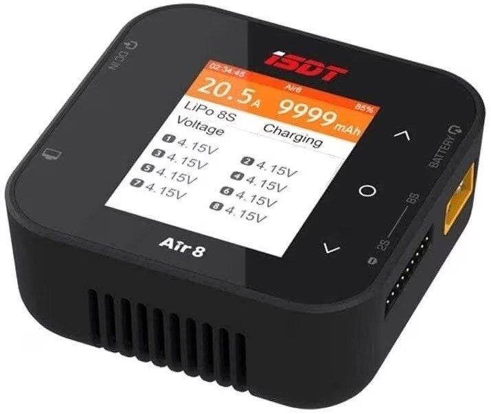 New ISDT Air8 Lipo Balance Charger Discharger 20A 500W DC 1-8S
