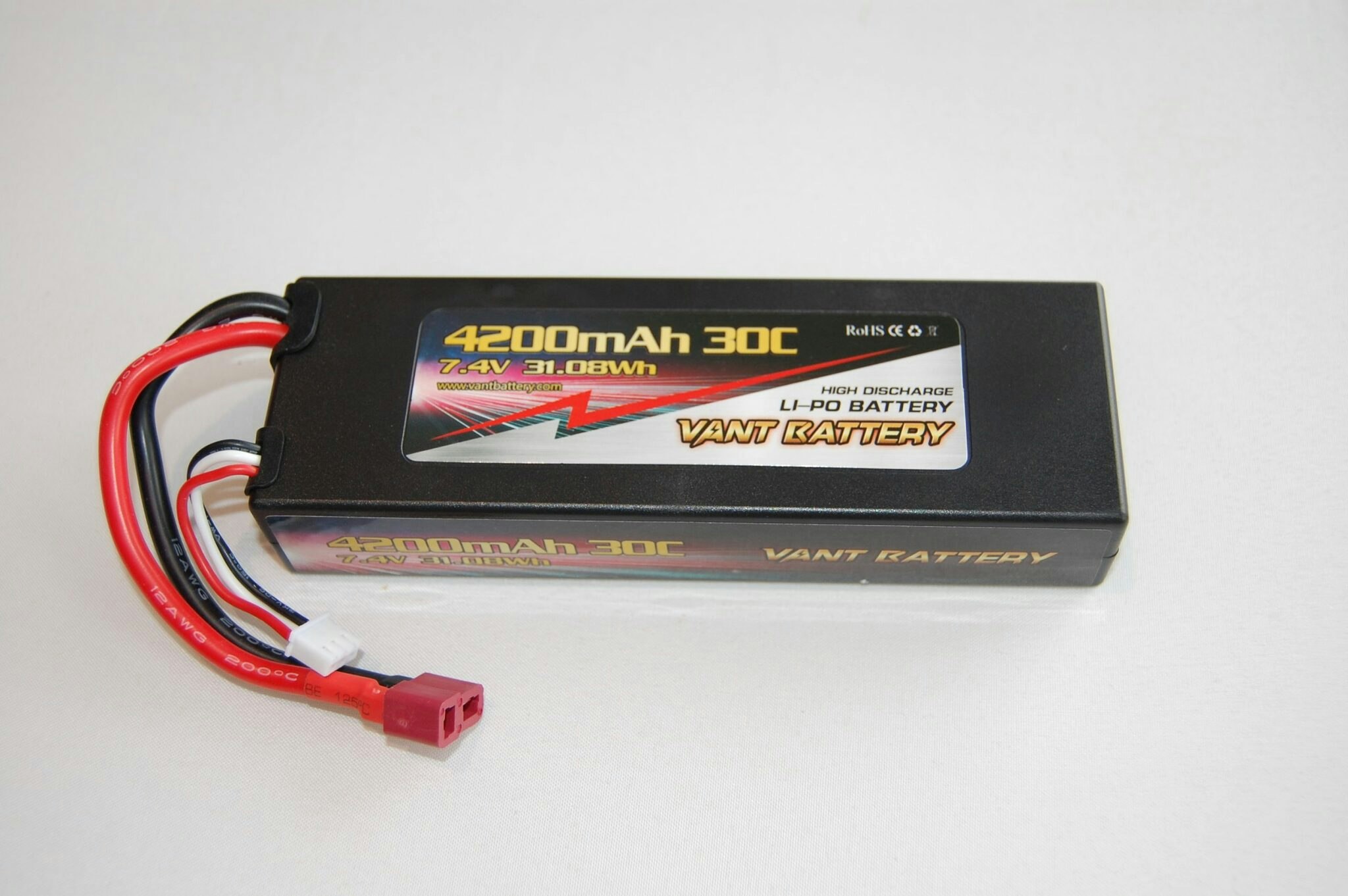 2S 7,4v 4200mah LiPo 30C Hard Case Tamiya