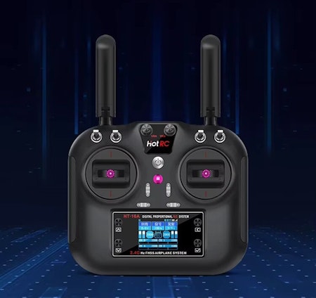 HT-10A 2.4G 10CH FHSS TX med 10 kanals mottaker