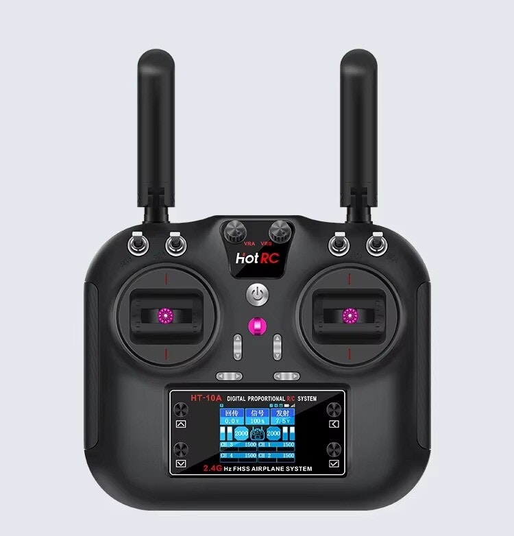 HT-10A 2.4G 10CH FHSS TX med 10 kanals mottaker