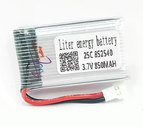 1S 3.7V 850mAh Lipo Batteri