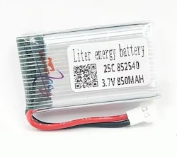 1S 3.7V 850mAh Lipo Batteri