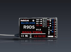 Radiolink R9DS 2,4 GHz DSSS & FHSS SBUS/PWM mottaker