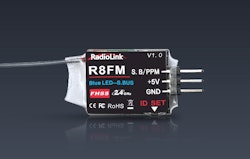 Radiolink 2.4GHz R8FM 8CH mini mottaker