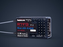Radiolink R7FG 2,4 Ghz 7 Ch mottaker Gyro Telemetri SBUS/PWM/PPM