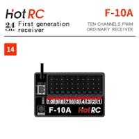 HT-F-10A 10 ch FHSS mottaker med telemetri
