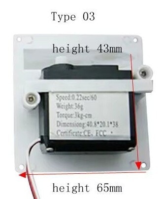 Servo cover standard servo 1 par 2 stk