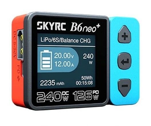 SkyRC B6 Neo+ 240W PD3.0 / XT60/T-plugg