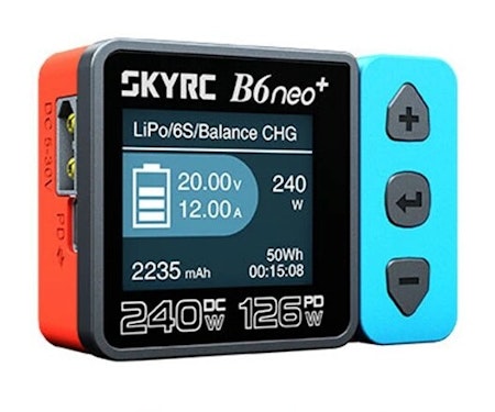 SkyRC B6 Neo+ 240W PD3.0 / XT60/T-plugg