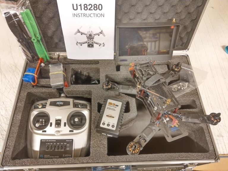 FPV carbon body racing drone RTF alt inkl