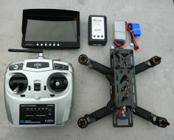 FPV carbon body racing drone RTF alt inkl