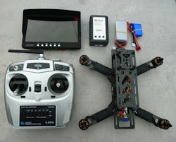 FPV carbon body racing drone RTF alt inkl