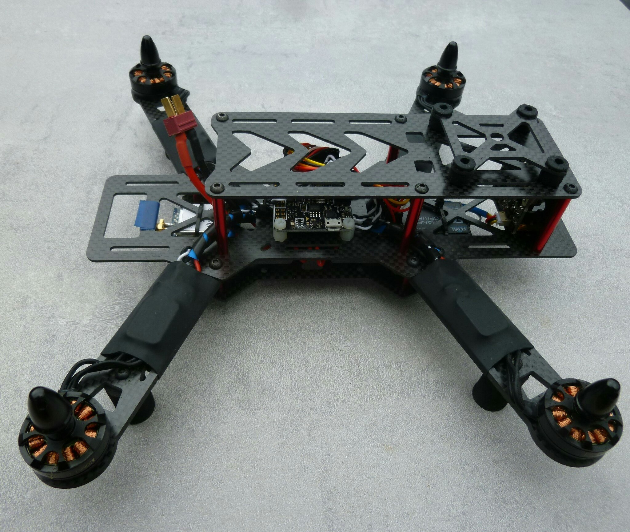 FPV carbon body racing drone RTF alt inkl