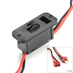 Batteribryter XT hunn/XT han med ladekontakt