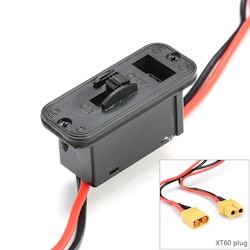 Batteribryter XT 60 med ladekontakt