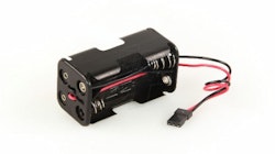 Batterikassett servo plugg 4 stk AA batterier